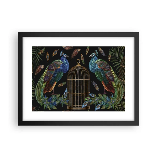 Plakat i sort ramme - I kongelige gevandter - 40x30 cm