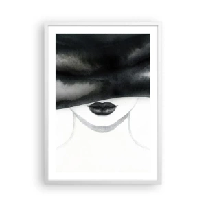 Plakat i hvid ramme - Et sensuelt mysterium - 50x70 cm