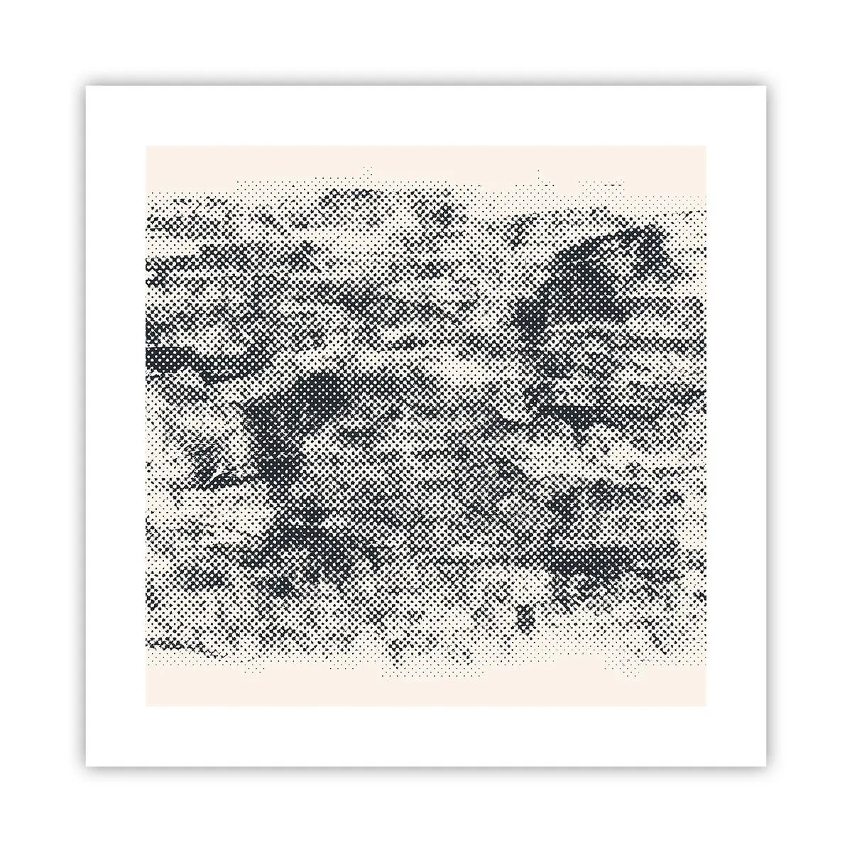 Plakat - Tågeagtig sammensætning - 40x40 cm