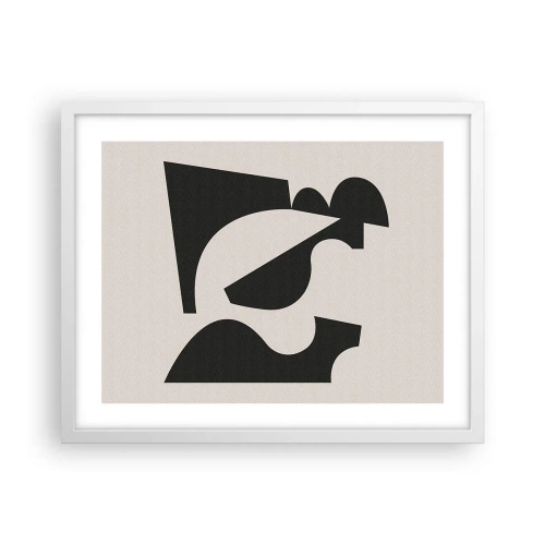 Plakat i hvid ramme - Sammensæt din egen - 50x40 cm