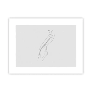 Plakat - Næppe et løfte - 40x30 cm