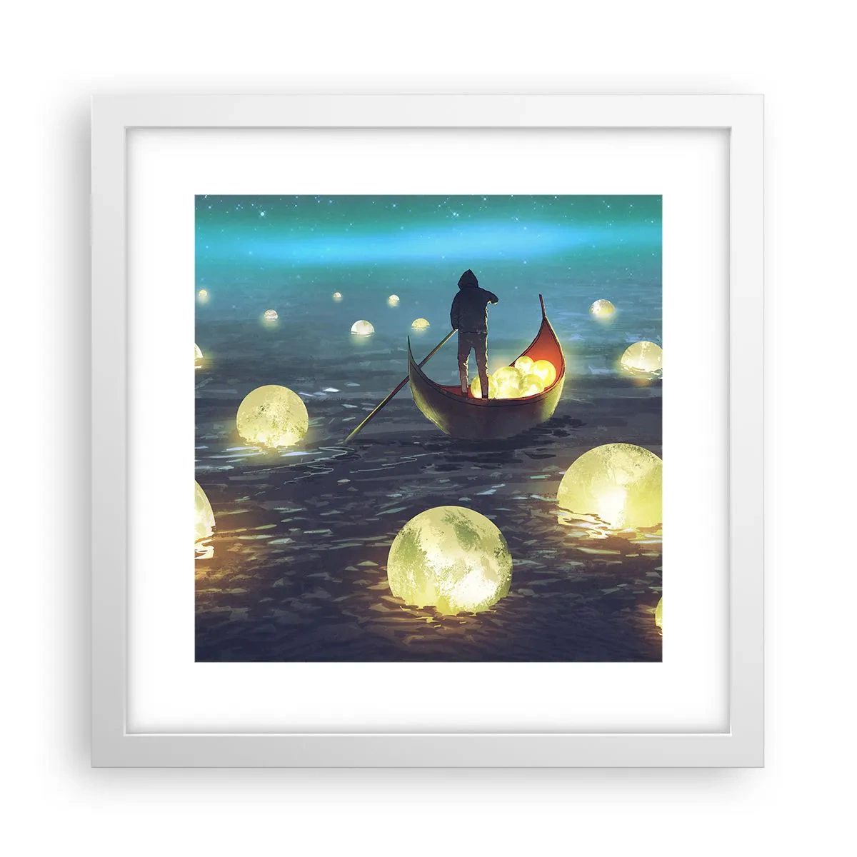 Plakat i hvid ramme - Ting, som filosoffer aldrig har drømt om - 30x30 cm