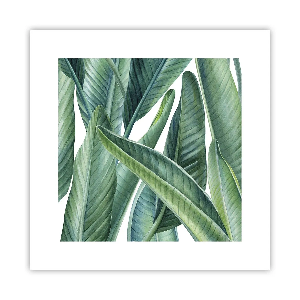 Plakat - Det grønne i sig selv - 30x30 cm
