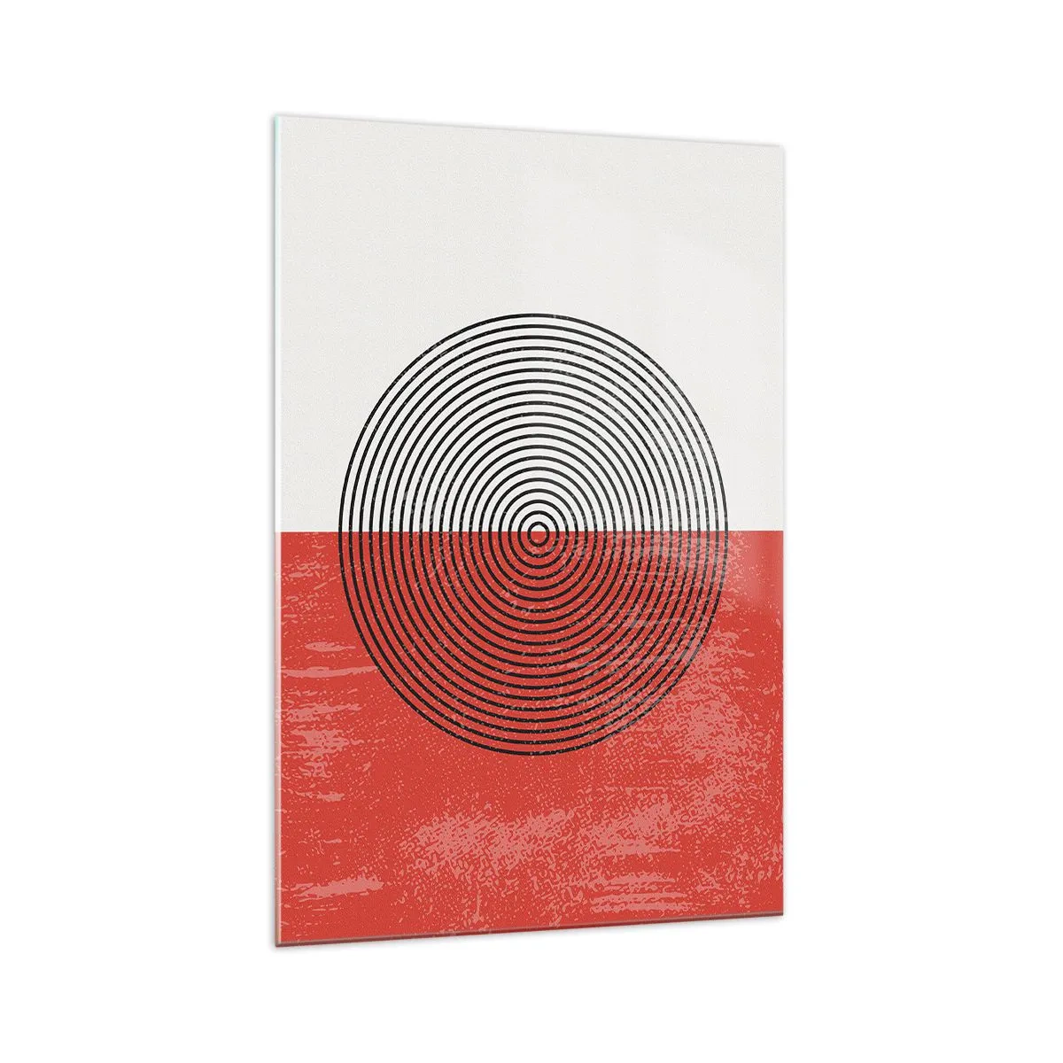 Billede på glas - Lige til sagen - 70x100 cm