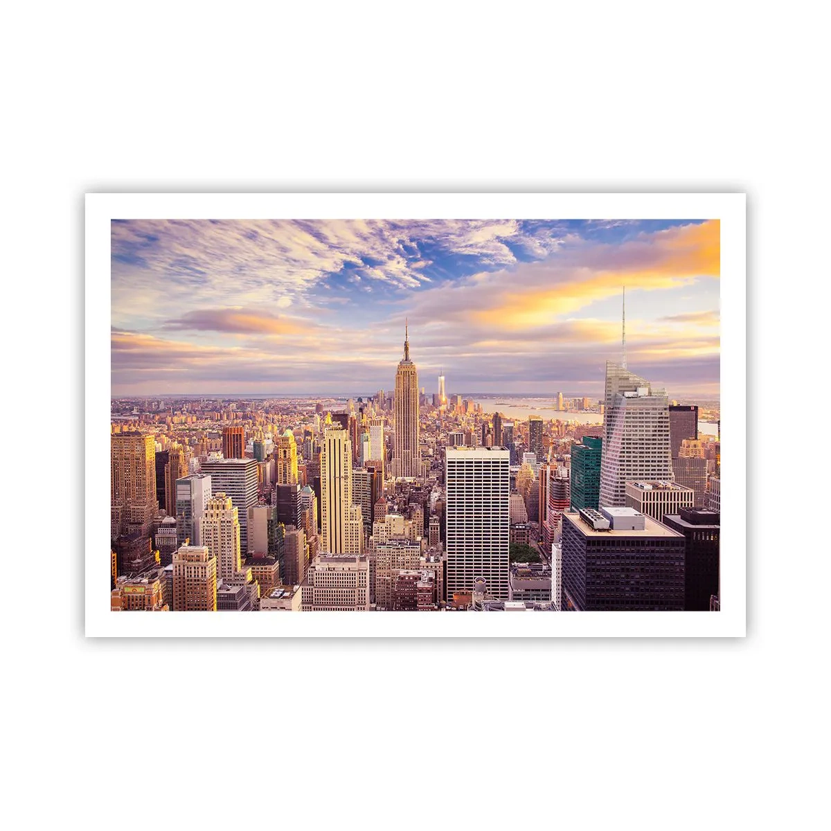 Plakat - Ræk ud efter skyerne selv - 91x61 cm