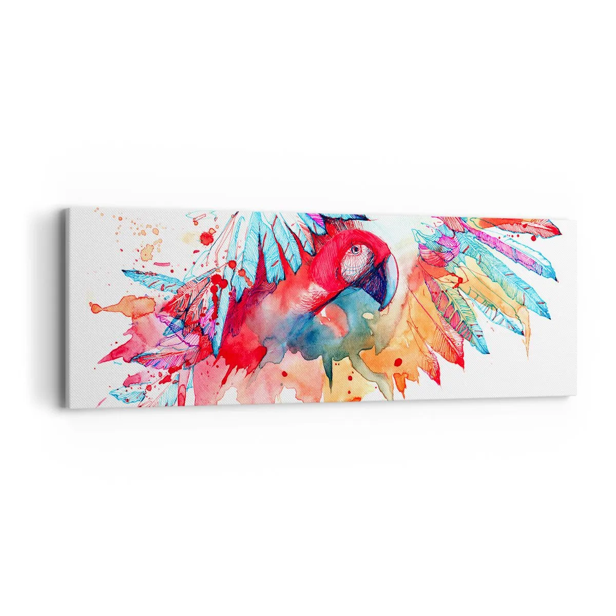 Lærredstryk - Billede på lærred - . - 90x30 cm