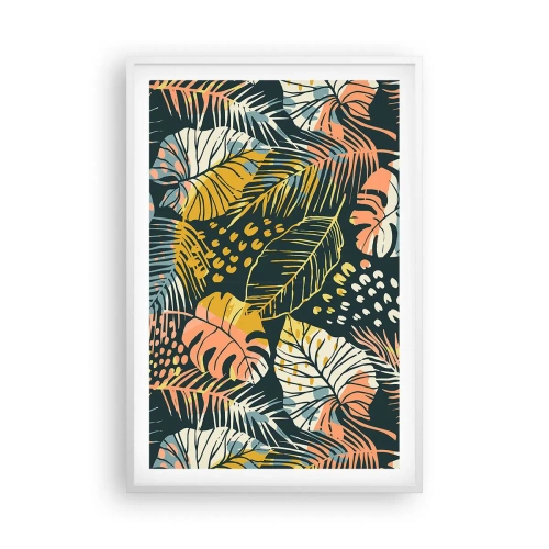 Plakat i hvid ramme - Løvrig fantasi - 61x91 cm