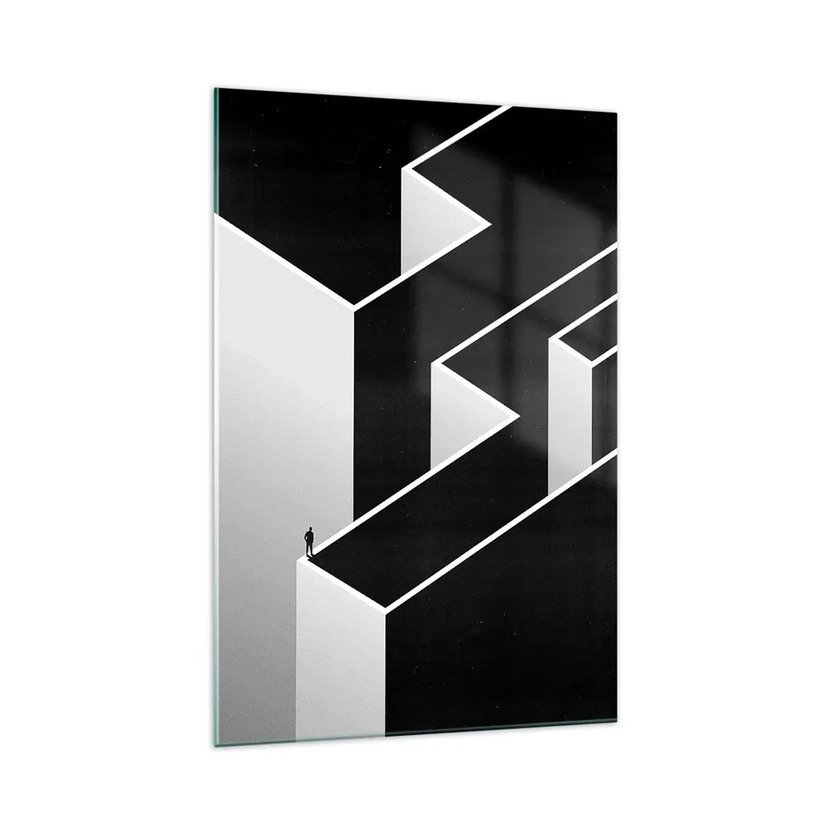 Billede på glas - Ensomhed på toppen - 70x100 cm