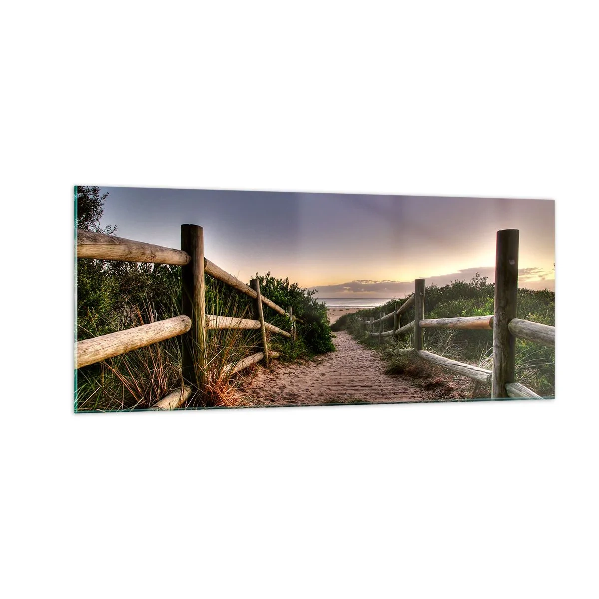 Billede på glas - Du kan allerede se målet - 100x40 cm