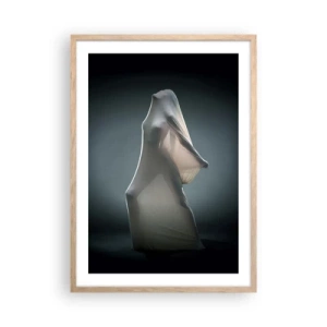 Plakat i ramme af lyst egetræ - Skjulte begær - 50x70 cm