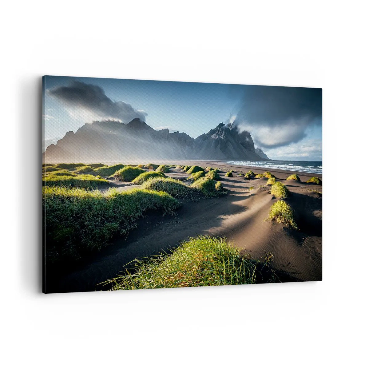 Lærredstryk - Billede på lærred - Harmoni mellem elementerne - 120x80 cm