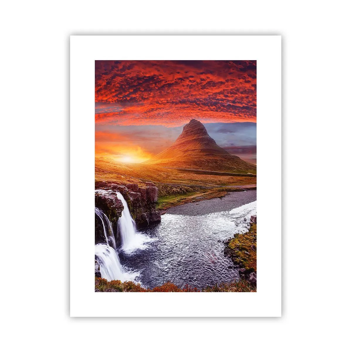 Plakat - En udsigt over Midgård - 30x40 cm