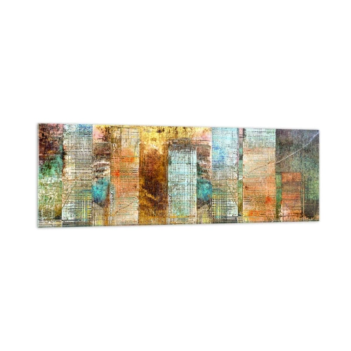 Billede på glas - Solrig metropol - 160x50 cm