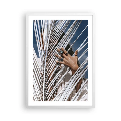 Plakat i hvid ramme - Shamanens kæreste? - 50x70 cm