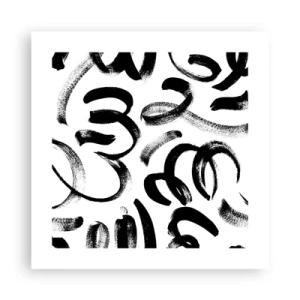 Plakat - I sort og hvidt - 40x40 cm
