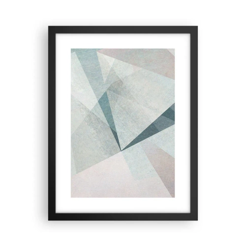 Plakat i sort ramme - Rolig og alligevel dynamisk - 30x40 cm