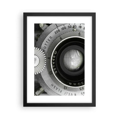 Plakat i sort ramme - Historien om Hollywood - 30x40 cm