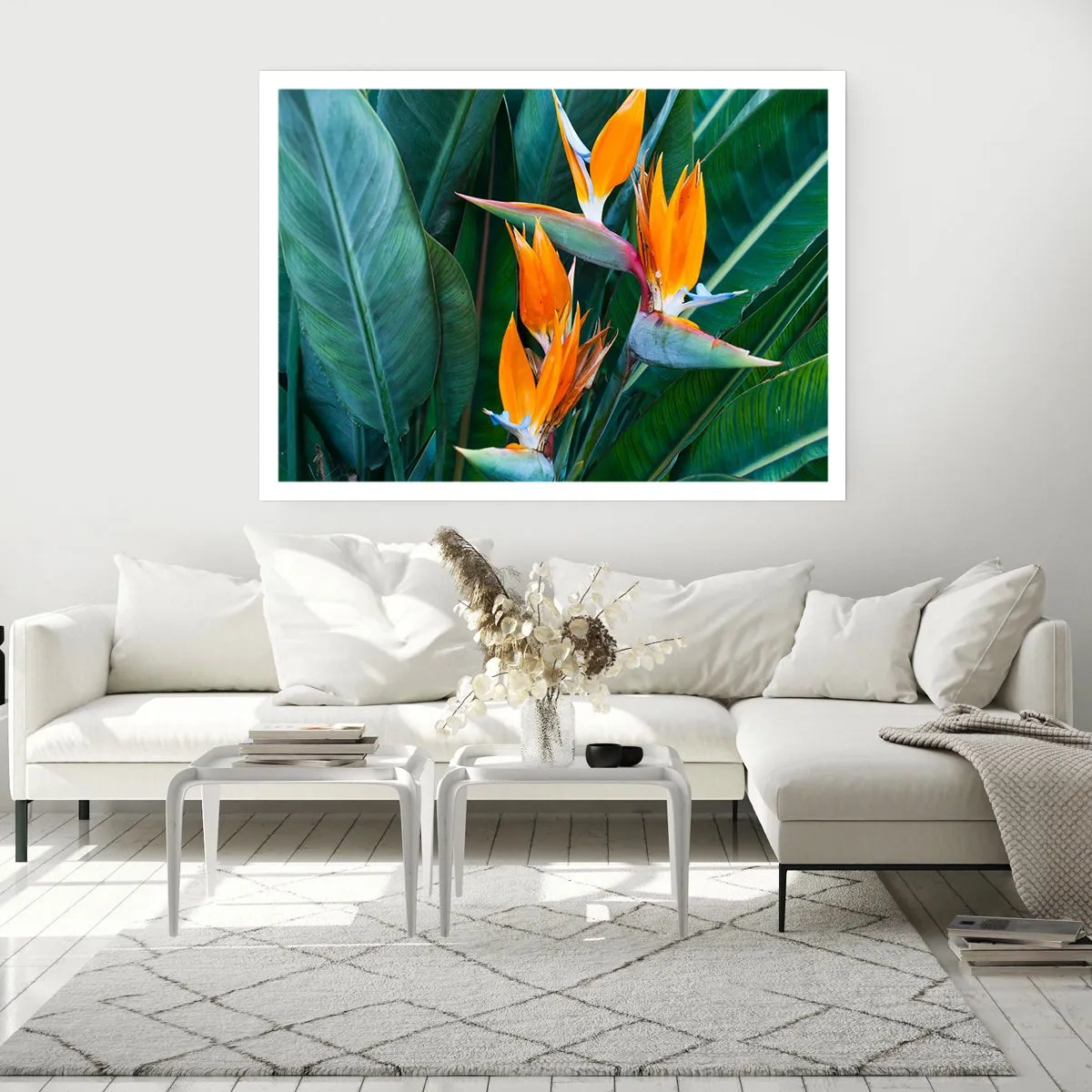 Plakat - Er det en blomst eller er det en fugl? - 70x50 cm