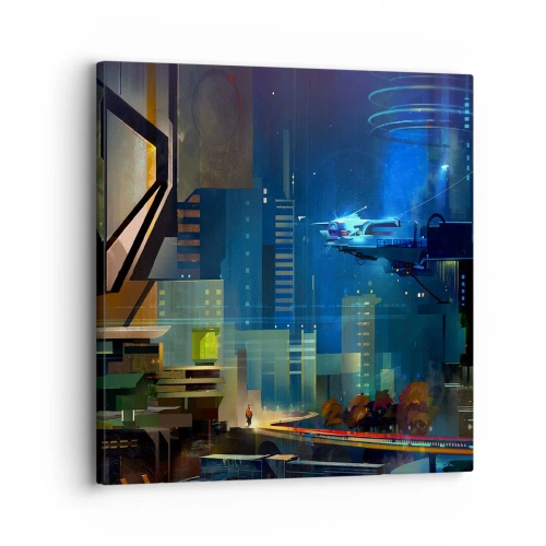 Lærredstryk - Billede på lærred - I den nærmeste fremtid - 30x30 cm