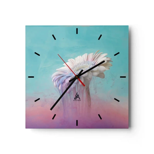 Vægur, Uret - Blomster efter døden - 30x30 cm