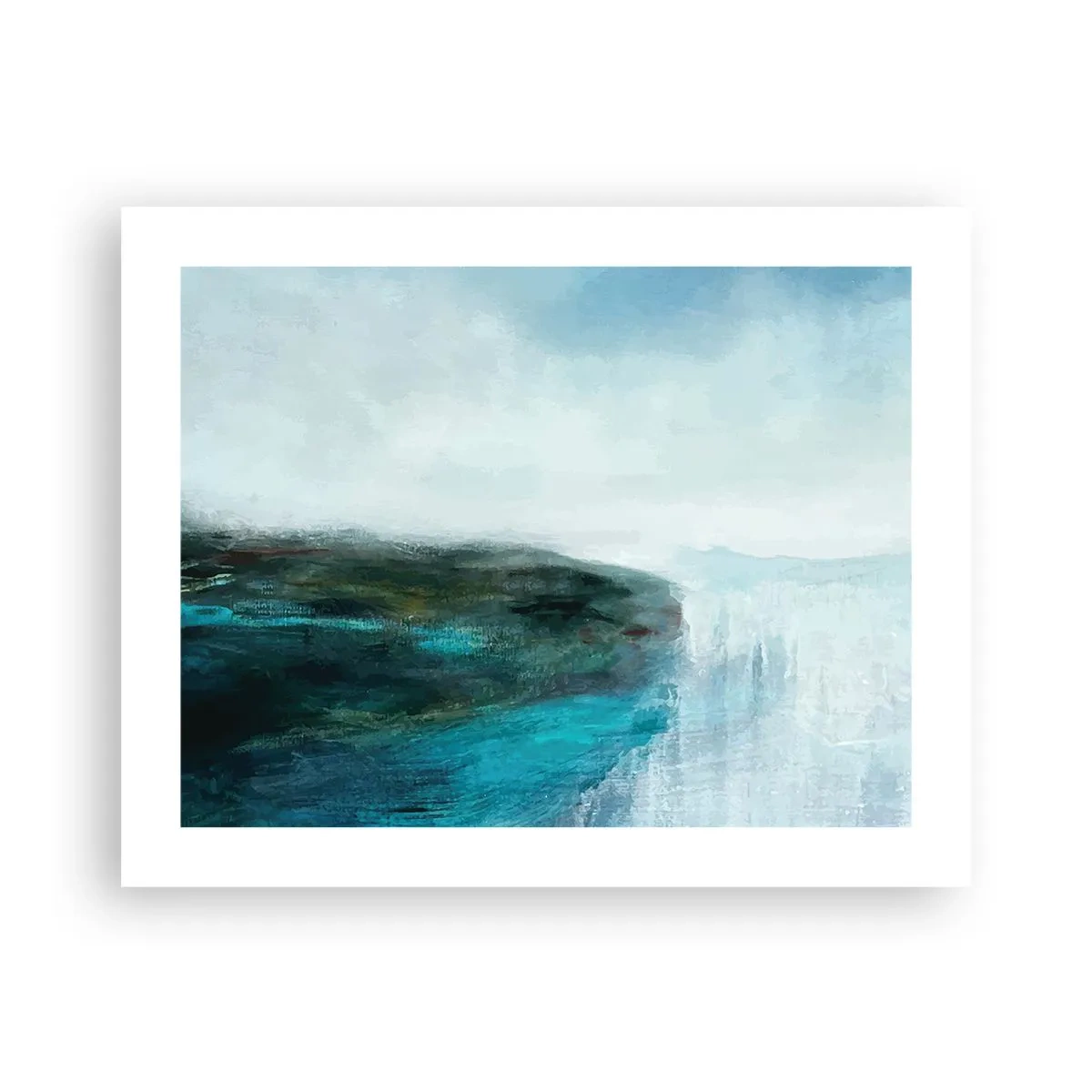 Plakat - Marin abstraktion - 50x40 cm