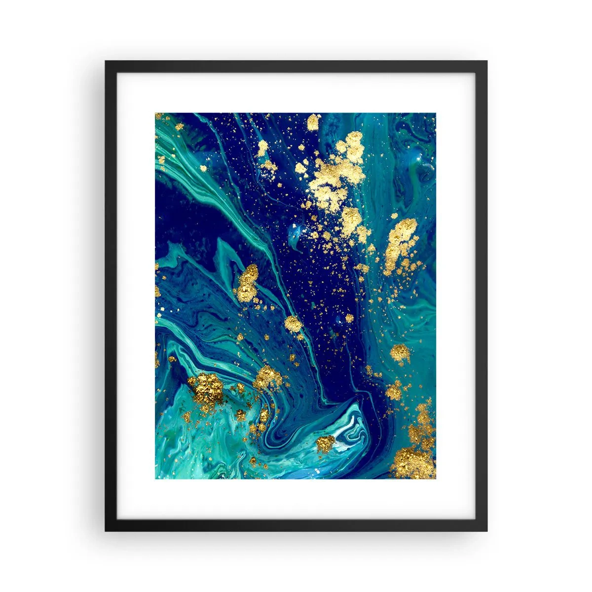 Plakat i sort ramme - Solblade  - 40x50 cm