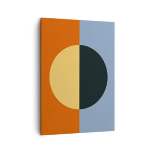 Lærredstryk - Billede på lærred - En sammensætning af varme og kølighed - 50x70 cm