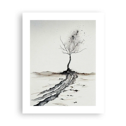 Plakat - Vinterens melankoli - 40x50 cm