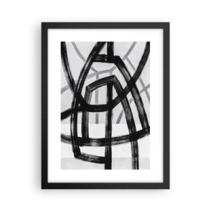 Plakat i sort ramme - Opbygning af dybde - 30x40 cm