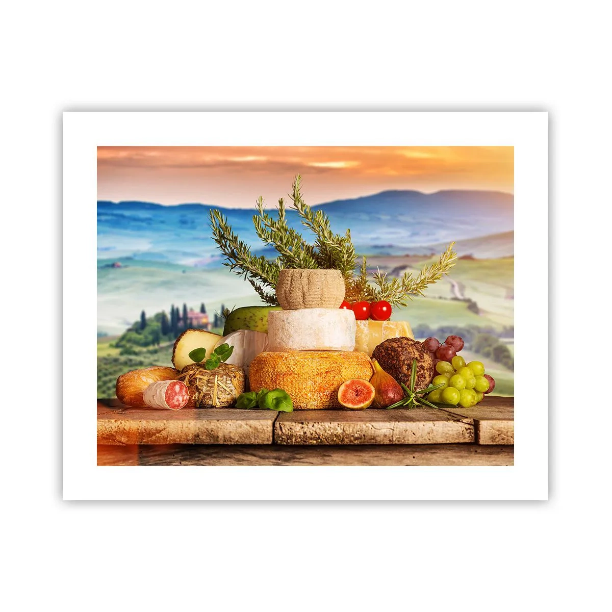 Plakat - Italiensk livsglæde - 50x40 cm