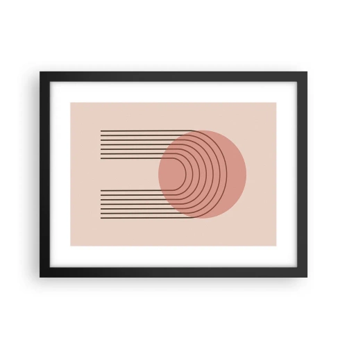 Plakat i sort ramme - Uimodståelig tiltrækningskraft - 40x30 cm