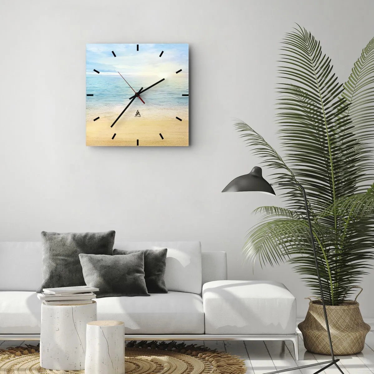 Vægur, Uret - Det store blå - 30x30 cm
