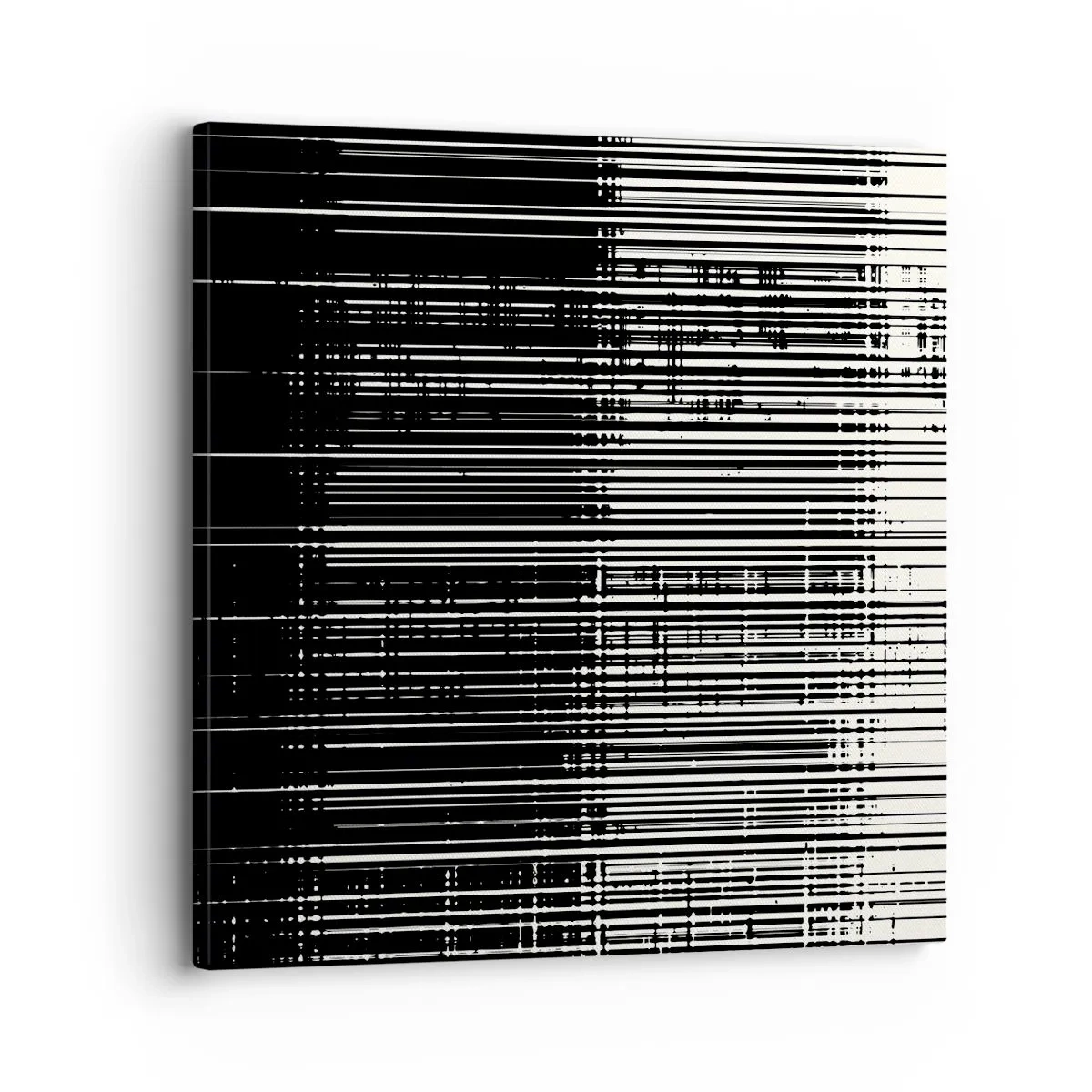 Lærredstryk - Billede på lærred - Bølger og vibrationer - 30x30 cm