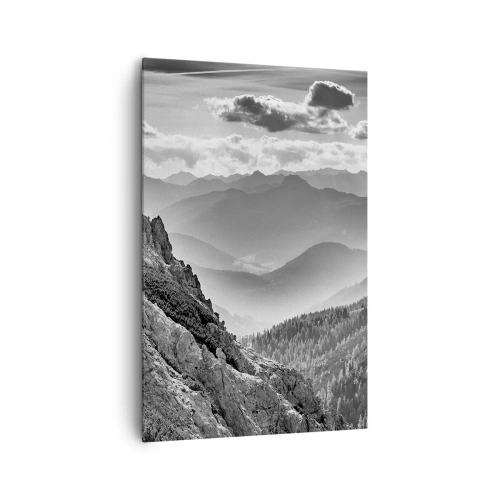Lærredstryk - Billede på lærred - Hele vejen til horisonten - 80x120 cm