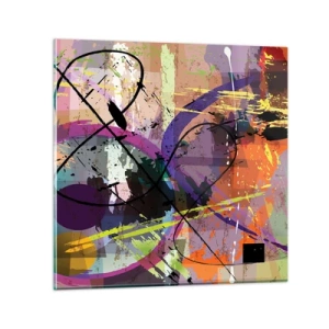 Billede på glas - Kan være lige eller rundt - 70x70 cm