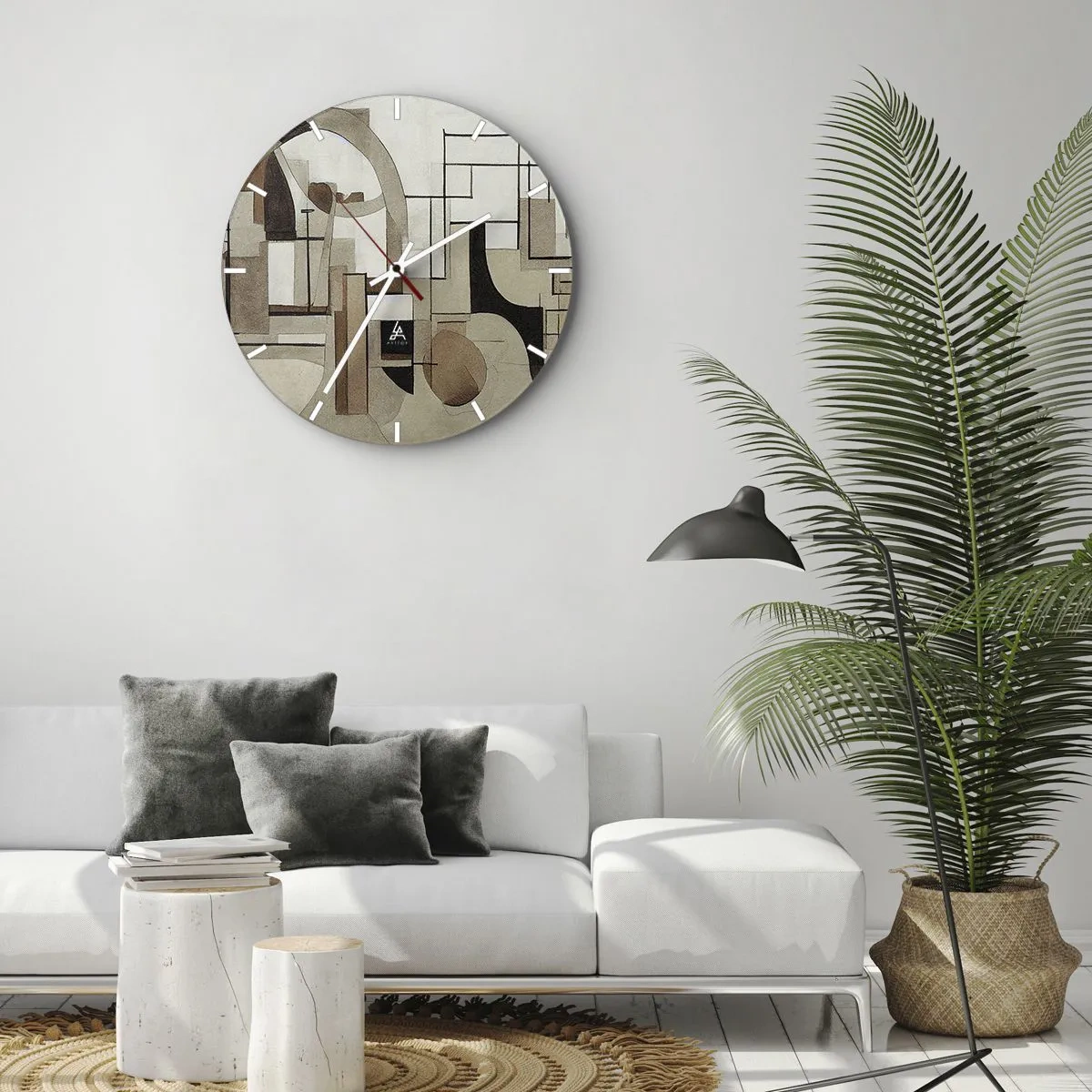 Vægur, Uret - Bybillede 2.0 - 40x40 cm