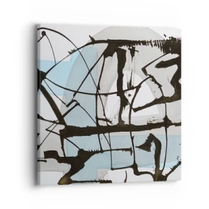 Lærredstryk - Billede på lærred - Ikke desto mindre blå - 40x40 cm