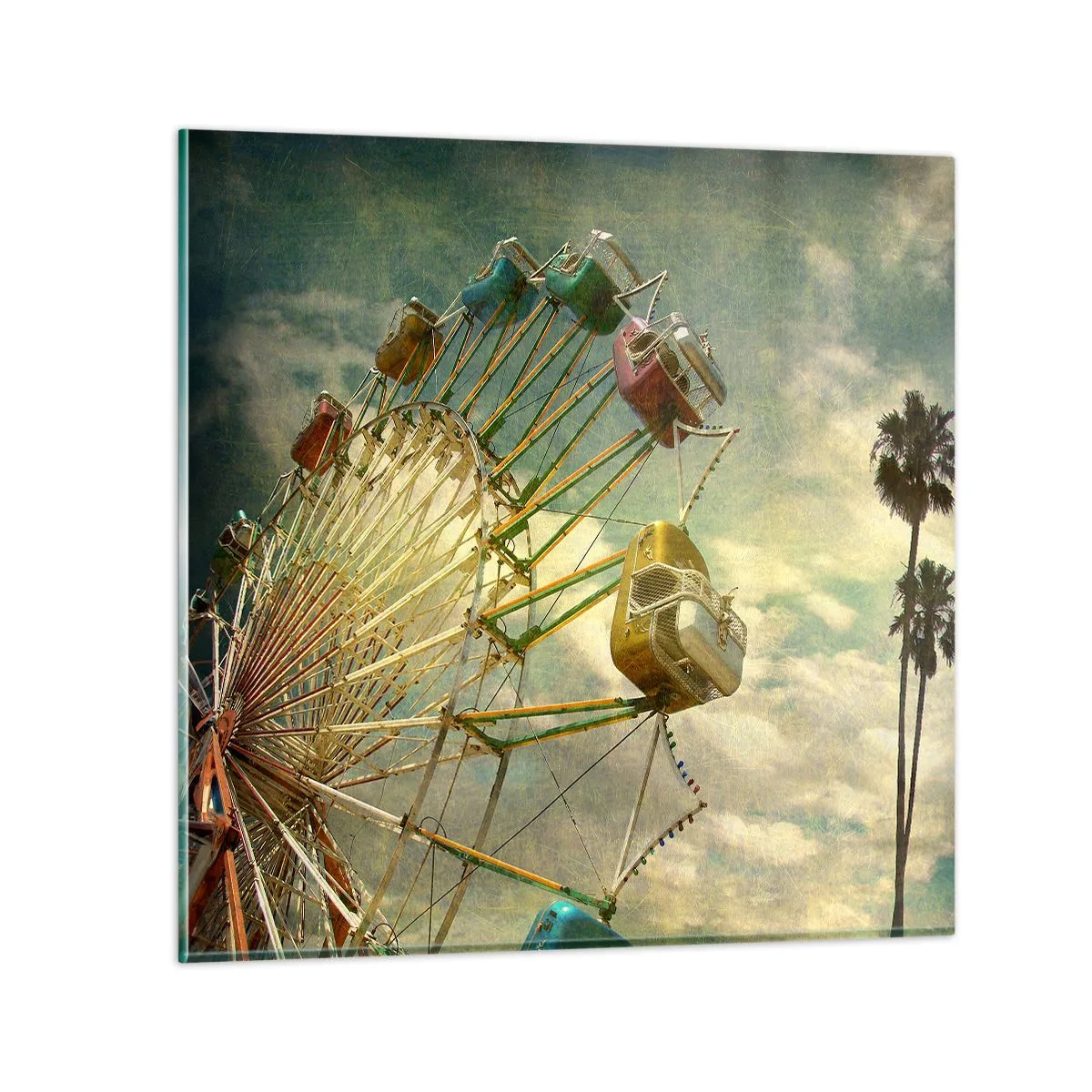 Billede på glas - Vil være, vil være sjov.... - 40x40 cm