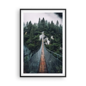 Plakat i sort ramme - Kun for ørne - 61x91 cm