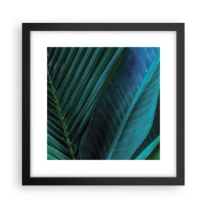 Plakat i sort ramme - Anatomi af en grøn - 30x30 cm