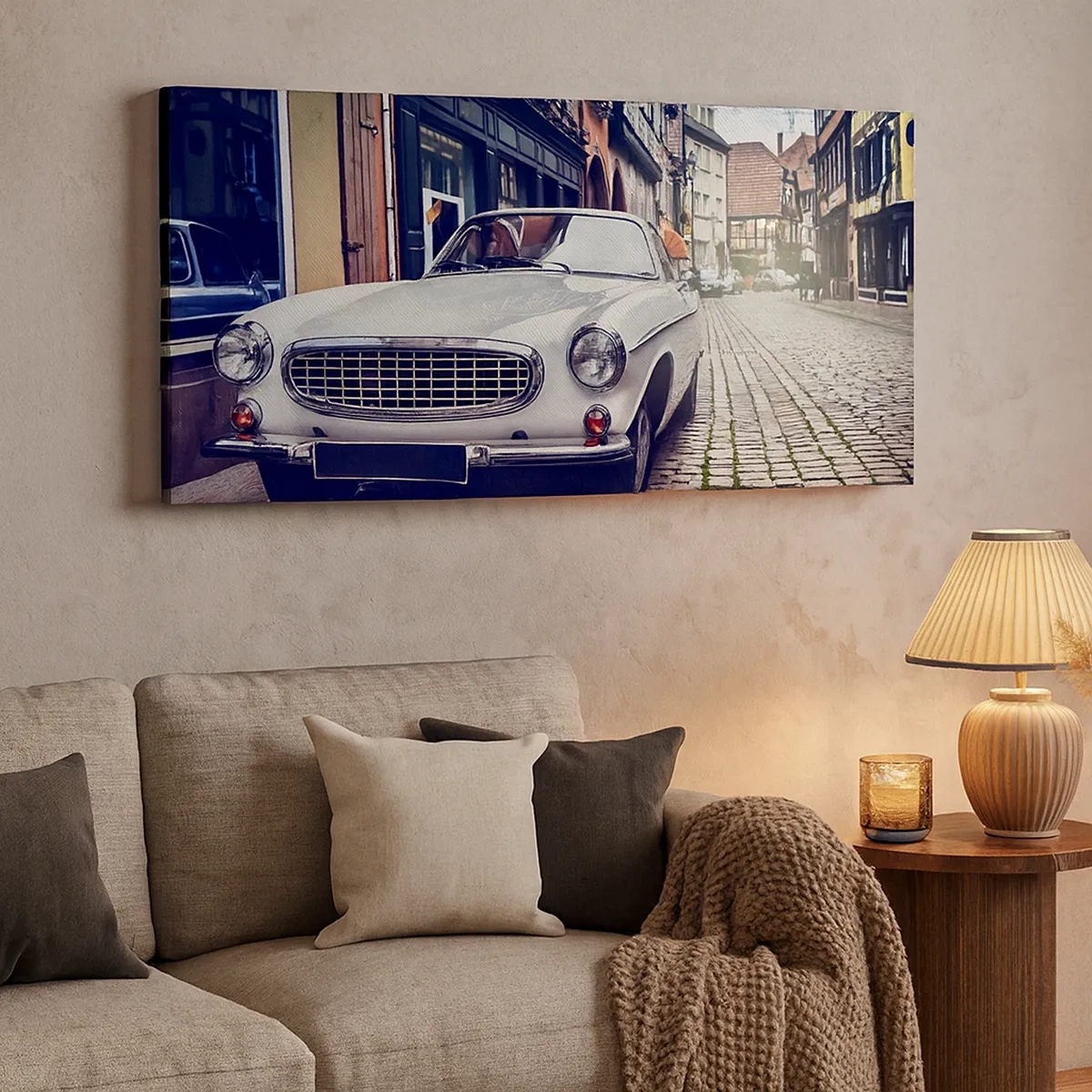 Lærredstryk - Billede på lærred - Fortiden er i dag - 30x30 cm