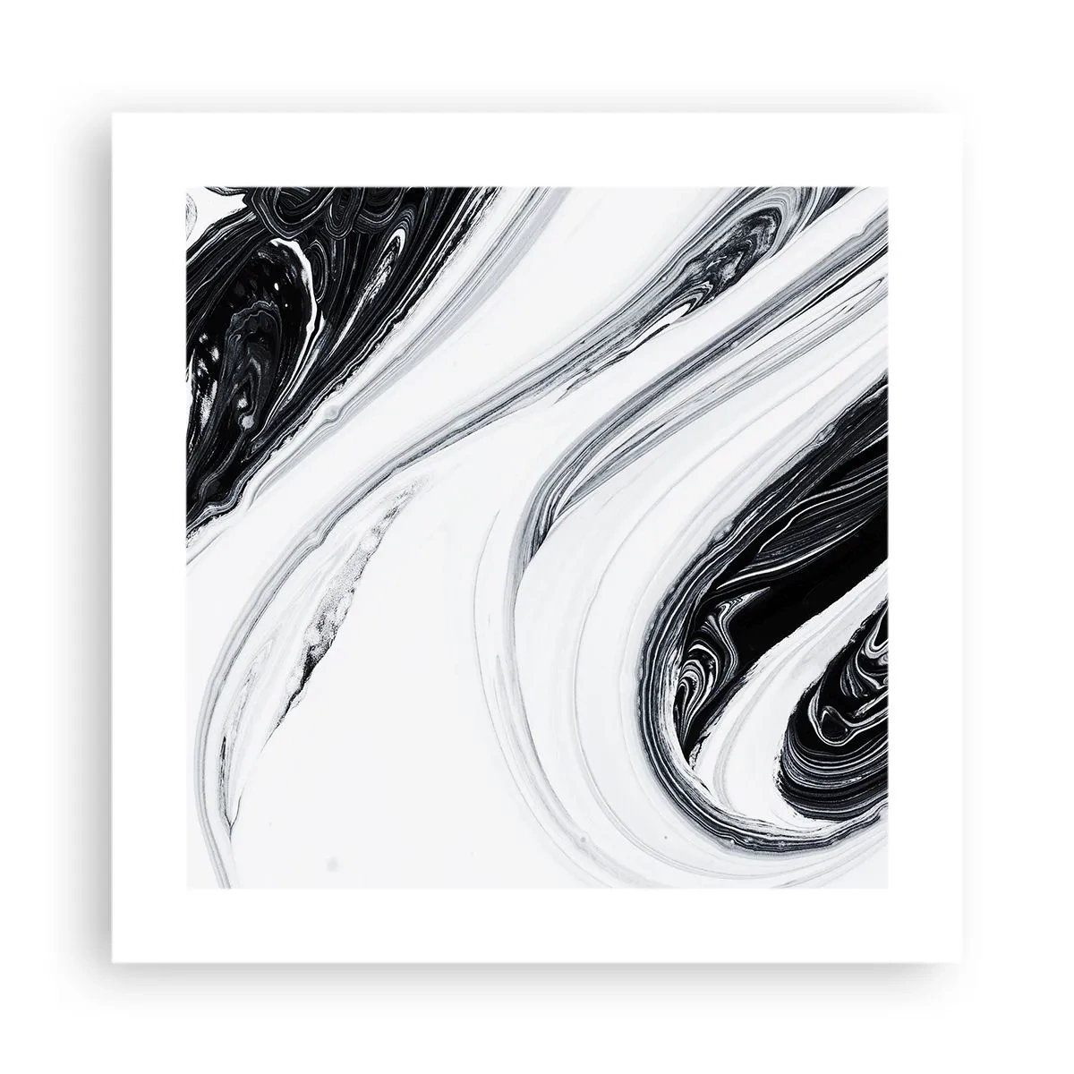 Plakat - Kombination af modsætninger - 40x40 cm