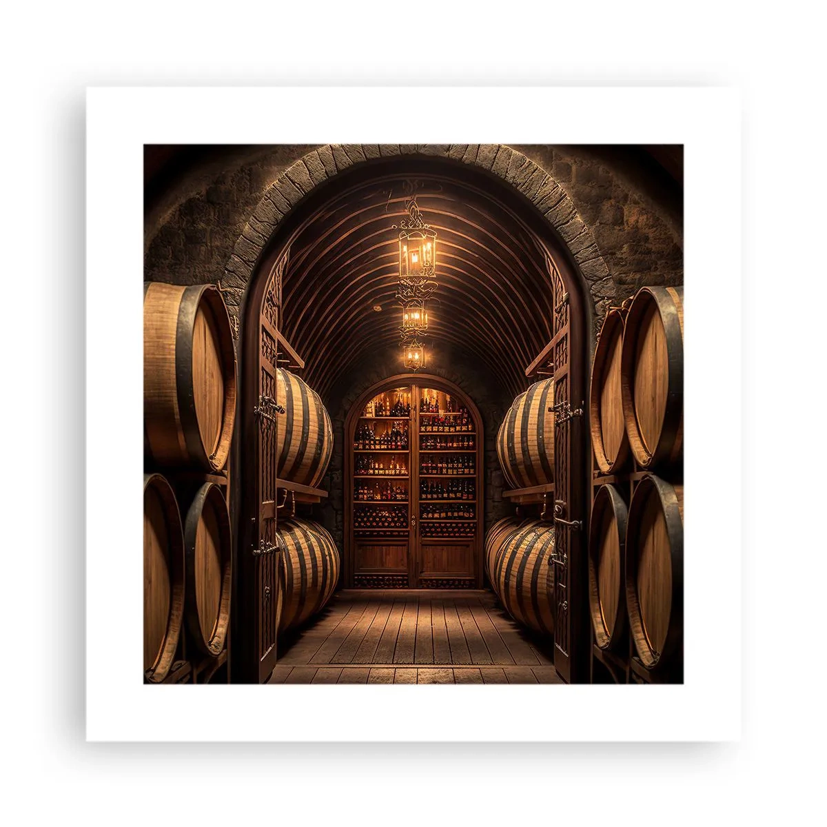 Plakat - Atmosfærisk kælder - 40x40 cm