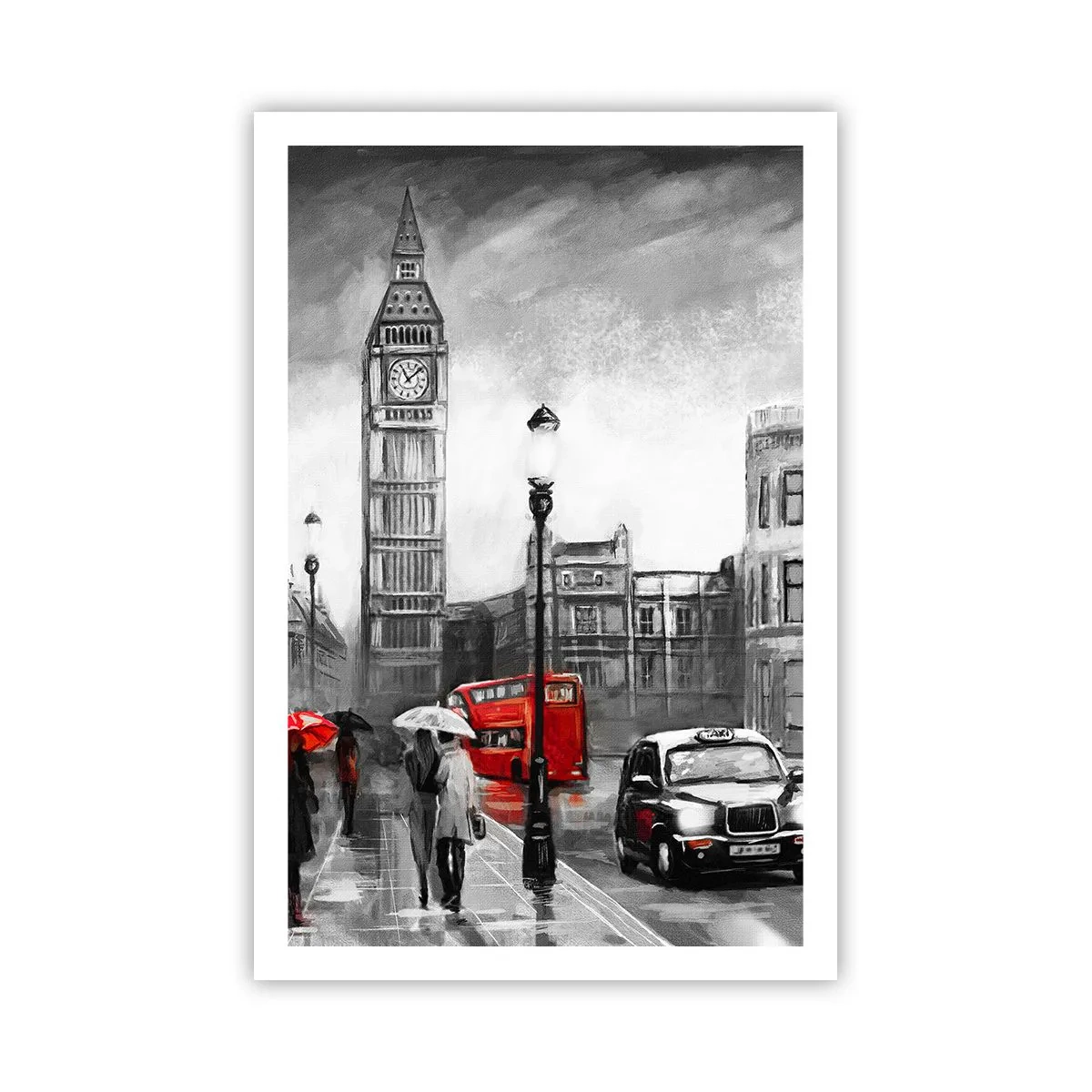 Plakat - Overhovedet ikke en grå by - 61x91 cm