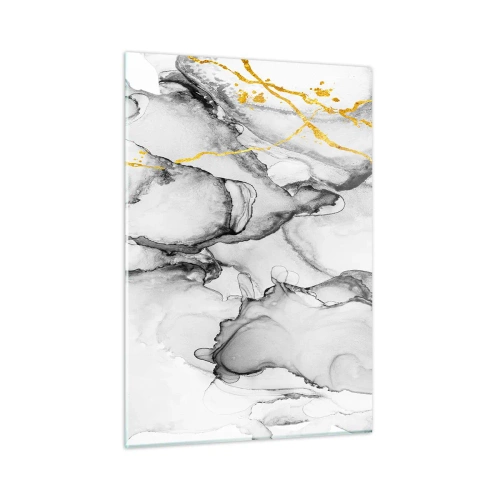 Billede på glas - Sammensætning med guldmotiv - 50x70 cm