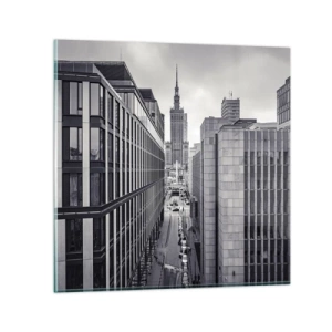 Billede på glas - Warszawa dalen - 40x40 cm