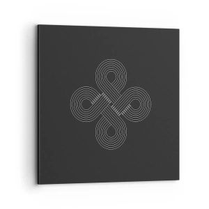 Lærredstryk - Billede på lærred - I den keltiske ånd - 70x70 cm