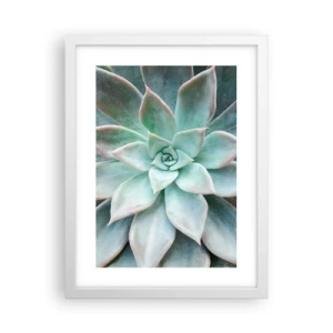 Plakat i hvid ramme - Hjertet af ørkenen - 30x40 cm