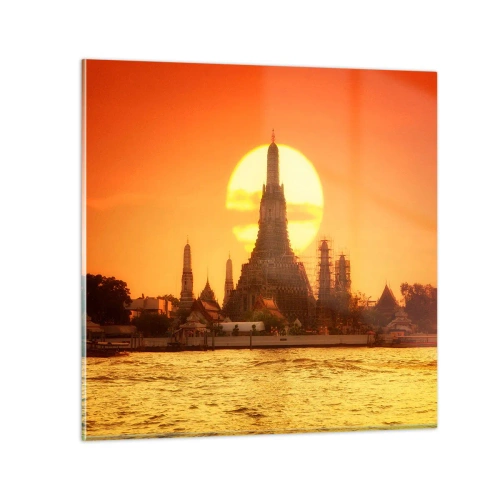 Billede på glas - Mod solen, altid mod solen - 60x60 cm