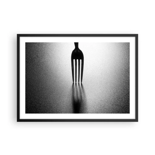Plakat i sort ramme - Lys og skygge - 70x50 cm